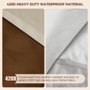 Terrassen-Ei-Stuhl-Abdeckung zum Aufhängen im Freien, doppelte Korb-Ei-Schaukel-Abdeckung, wasserdicht