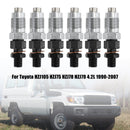 1990-2007 Toyota HZJ105 HZJ75 HZJ78 HZJ79 6PCS Einspritzdüsen 23600-19075 Fedex Express