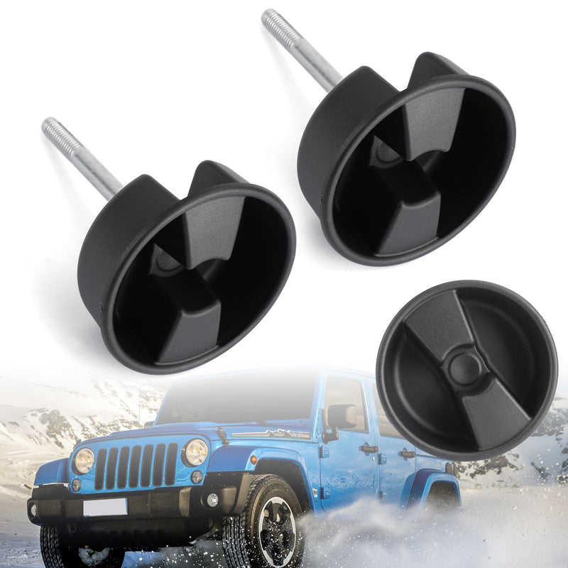 2pcs fits Jeep Wrangler 2007-2017 Hardtop Freedom Top Monting Knob SCHREIDS