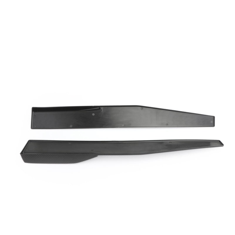 Par 74,5 cm Car Fibra de Carbono Saia Lateral Rocker Splitter Difusor Winglet Wings Genérico