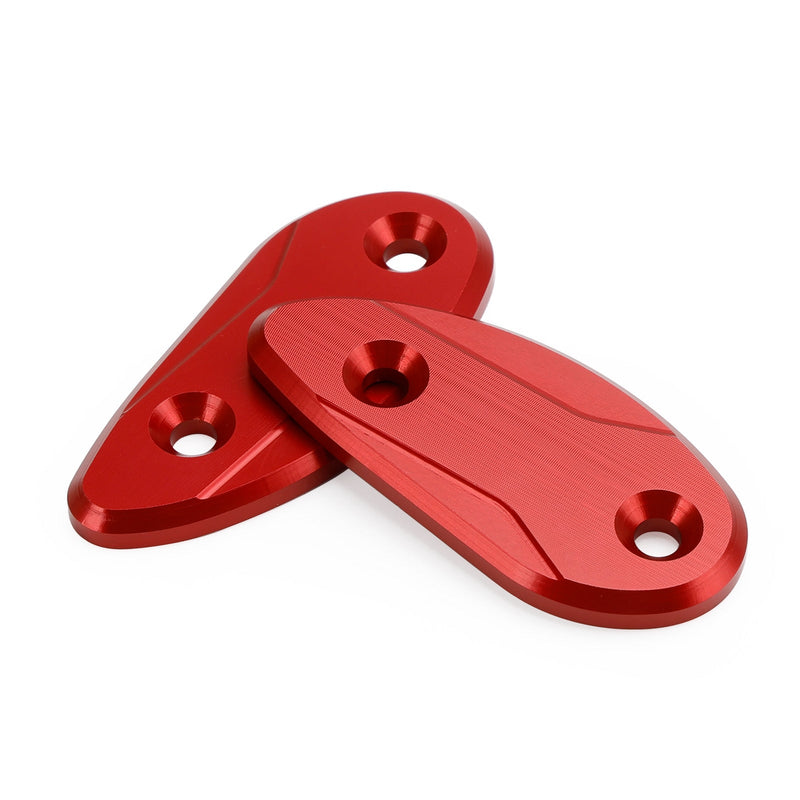 Rote Spiegellösch-Blindblockplatten für Honda CBR1000RR 2008–2023