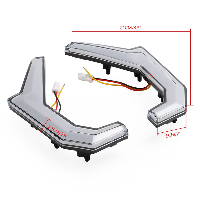 Światła akcentujące UTV Turn Signal Fang dla Polaris RZR XP 4 1000/S 4 900 2014-2020