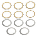 Spojková sada ocel a třecí kotouče pro Honda NT NV VRX 400 Steed 400 1983-2002 Generic