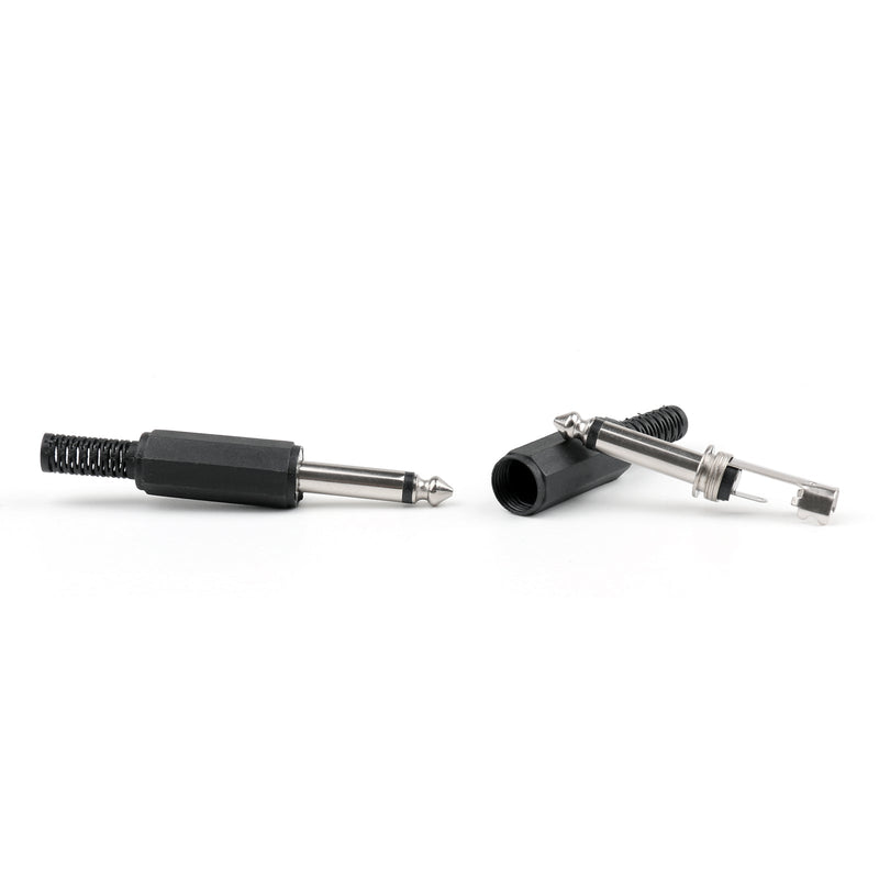 50 kpl 6,35 mm Uros Ts 1/4" Mono Jack Audio Plug Adapteri