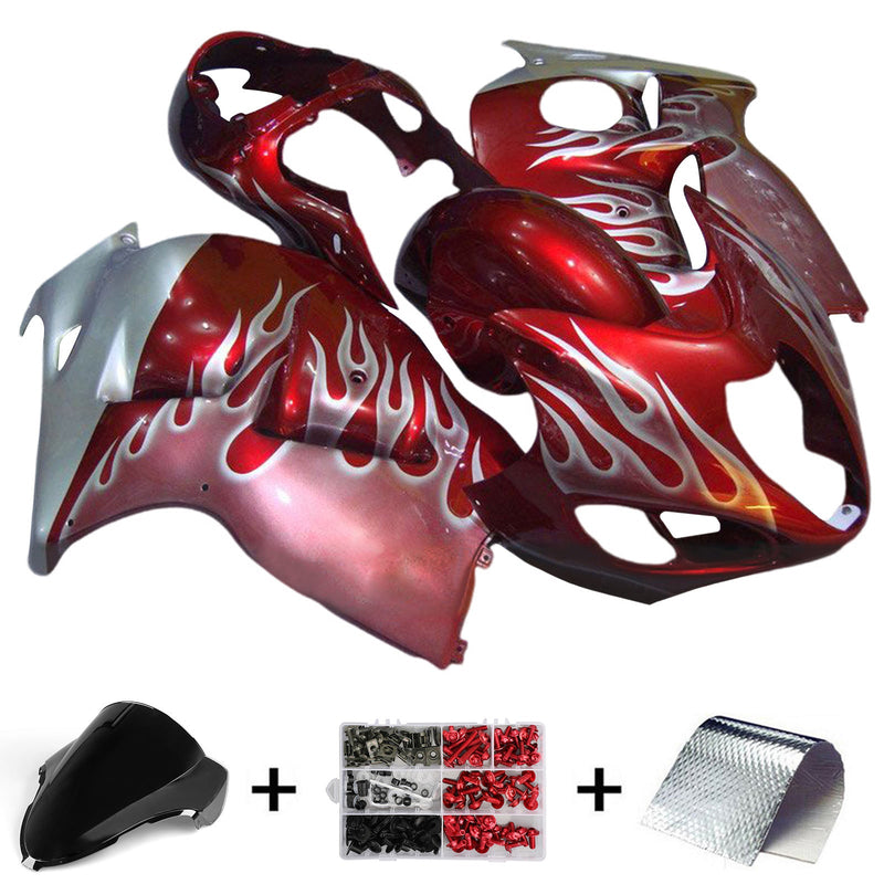 1999-2007 Suzuki Hayabusa GSX1300R Kit de carenado de inyección Cuerpo Plástico ABS