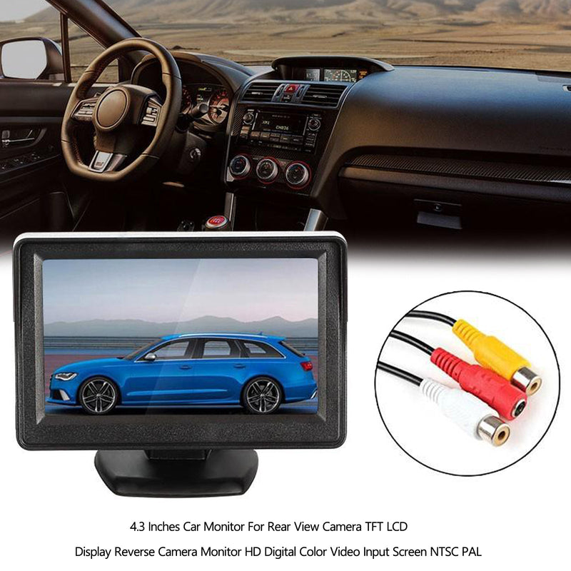 PAL Heckansicht HD -Kamera Anzeige Reverse Monitor 4.3 "TFT LCD Car Monitor NTSC