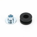 NYT 10 STK M6 Motorcykel Sideplade Gummi/TROMET BOLTSKIT PASSER TIL KAWASAKI