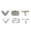 V6T Emblem Badge til Audi A1 A3 A4 A5 A6 A7 Q3 Q5 Q7 S6 S7 S8 S4 SQ5 Sort