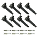 2003-2009 Toyota 4Runner Lexus GX470 4.7L 8 sztuk cewka zapłonowa + świeca zapłonowa UF230 90080-91180 90919-02249