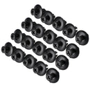 20 PEÇAS 8 MM CLIPES DE CARENAGEM PARAFUSO REBITES CLIP MOTOCICLETA UNIVERSAL Genérico