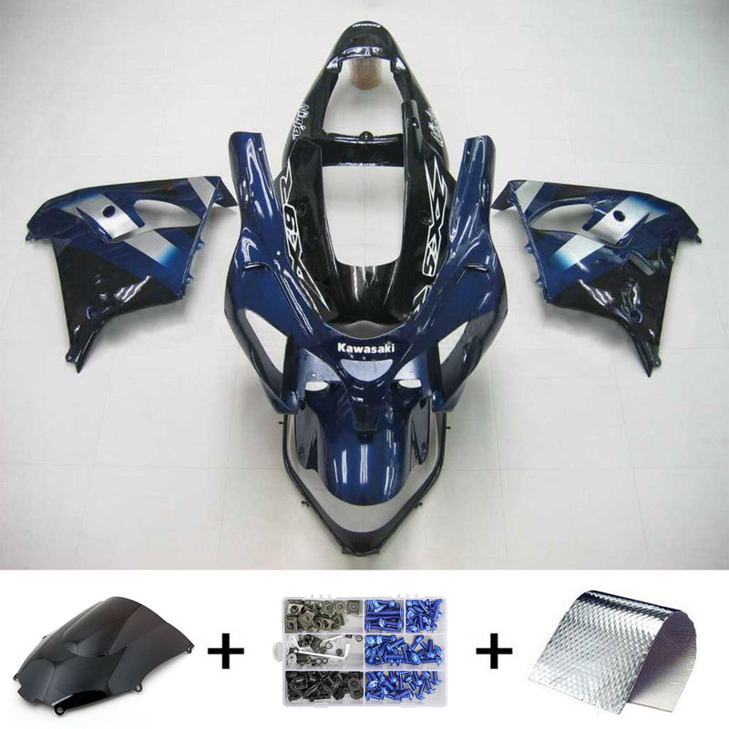 Kåpesett for Kawasaki ZX9R 2002-2003 Generisk