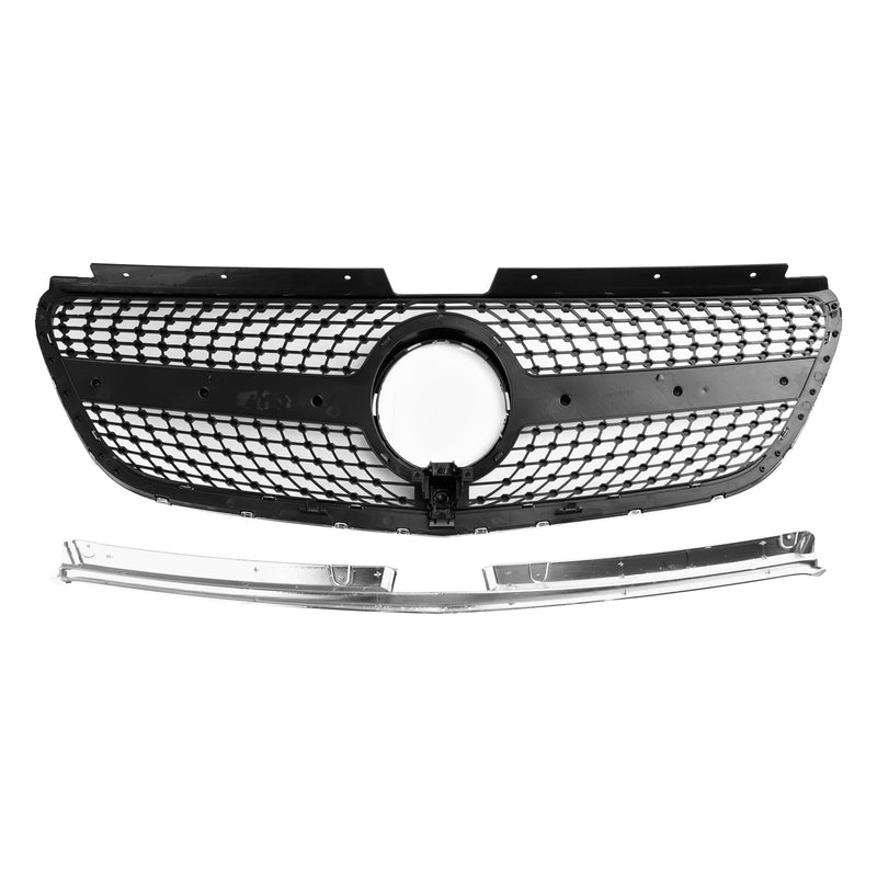 Mercedes Vito W447 2015-2019 GT Style Diamond Front Bumper Grille