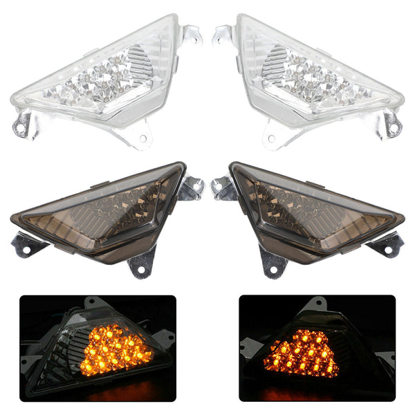 Kierunkowskazy LED przednie do KAWASAKI NINJA 250 300 400 650 1000 ZX6R Smoke