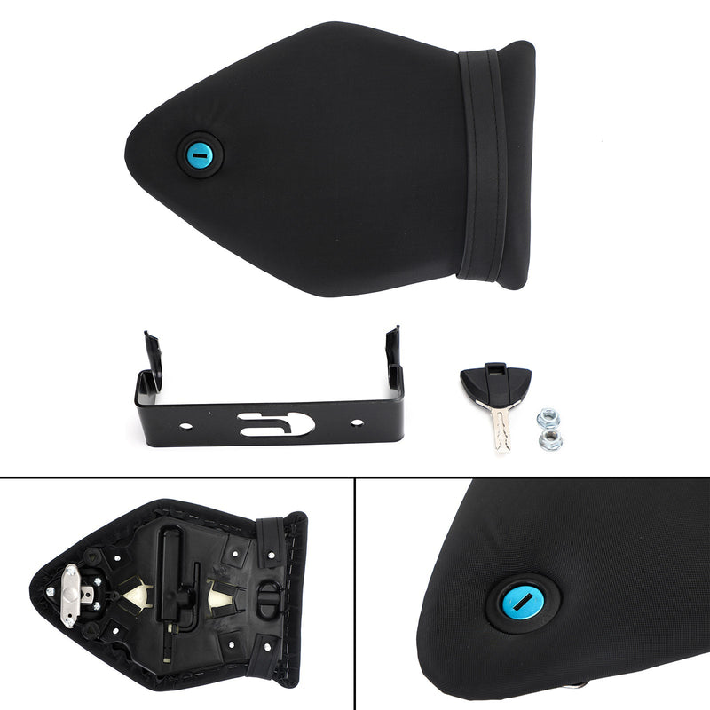 Cojín negro para asiento del pasajero trasero para BMW S1000RR 09-18 10 11 12 13 14 15