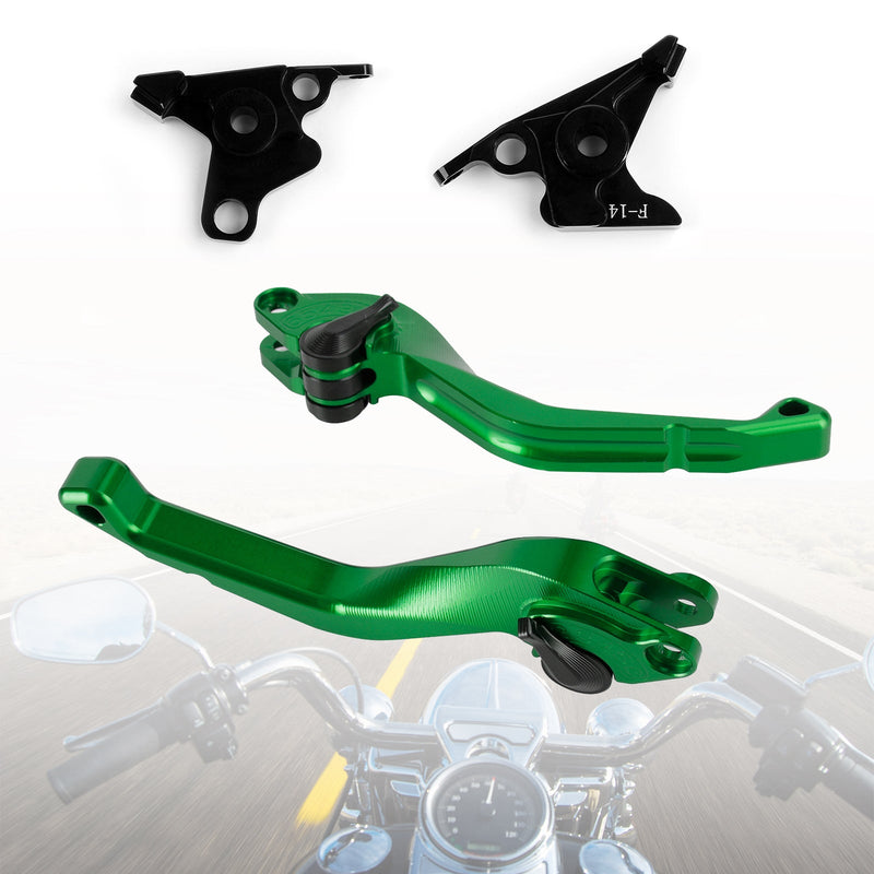 Palanca de freno de embrague corta Kawasaki ZRX1100 ZZR1200 ZX7R ZG1000 CNC