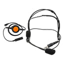 7.1-C8 Large Plug Tactical Headset til Kenwood TK-208 TK-220 TK-240