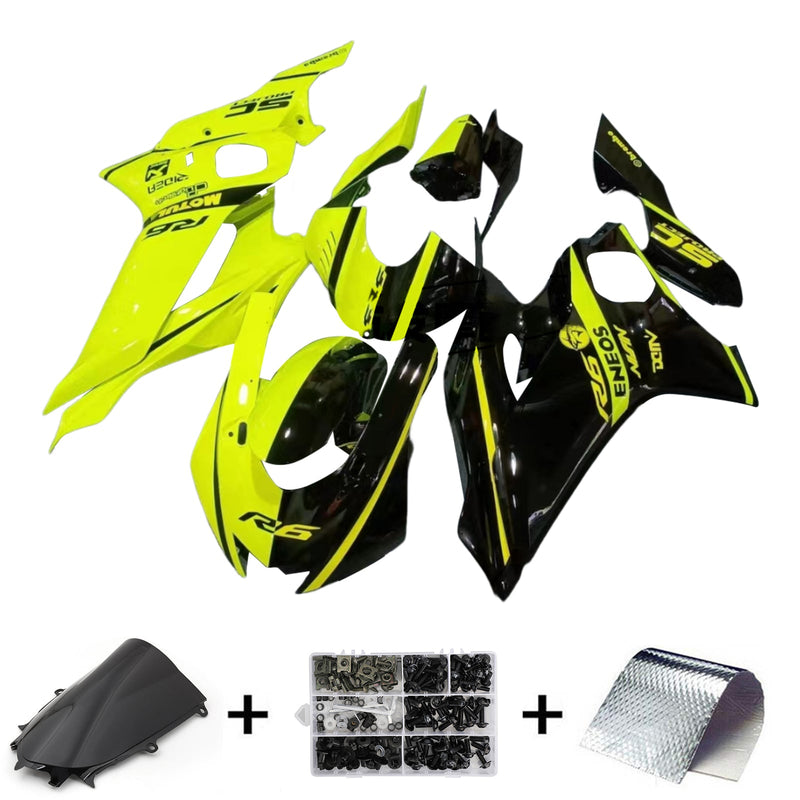 Amotopart Yamaha YZF-R6 2017-2023 juego de carenado, carrocería, plástico, ABS