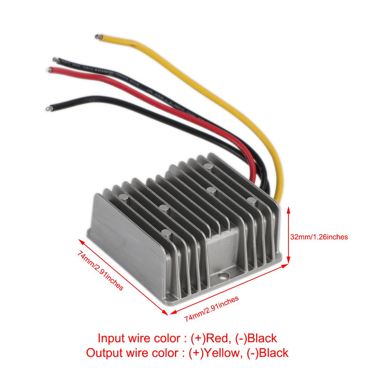 Vattentät DC 12V/24V till 5V 150W 30A step-down strömförsörjningsregulator