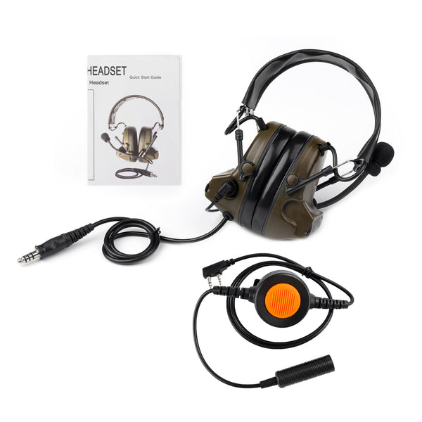 Z Tactical H50 Headset 6-pins U94 PTT for Kenwood TH-D7 TH-F6 TH-K2 TH-21 TH-28