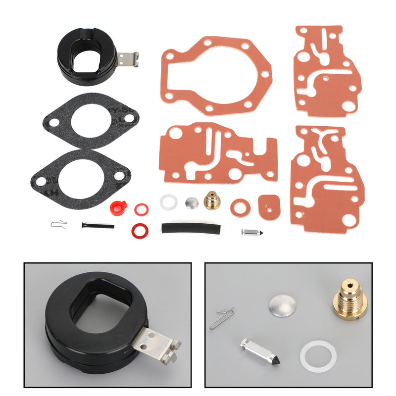 Förgasare Carb Rebuild Kit för Johnson/Evinrude 6 8 9.9 15 20 HP 0439073