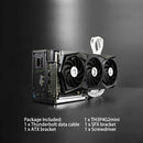 Thunderbolt 3 4 puertos TH3P4G2 mini soporte extendido para tarjeta gráfica USB3.0