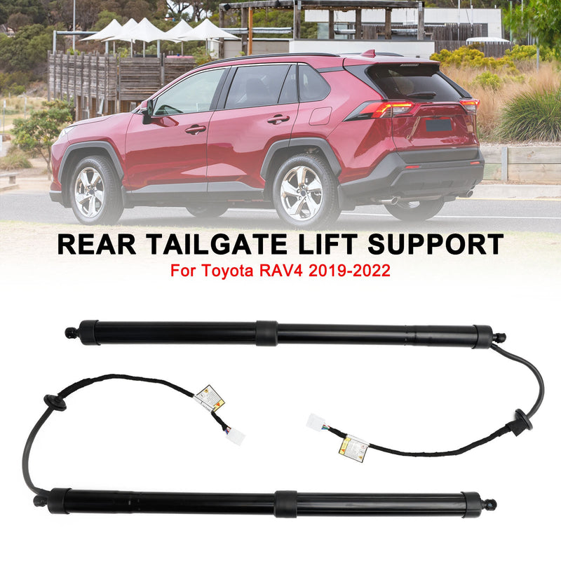 6892042020 2stk Baklukeløftstøtte for Toyota RAV4 2019-2022