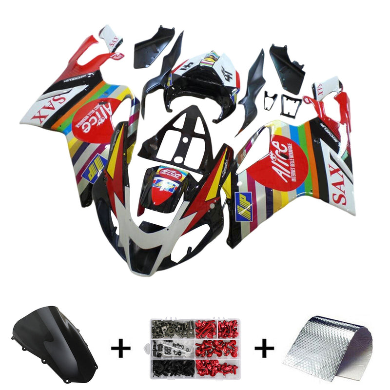 Zestaw owiewek Amotopart Aprilia RSV1000 2003-2006, nadwozie, tworzywo sztuczne