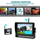 7" kabelloses AHD 1080P Display 1CH Rückfahrkamera-Set für LKW-Anhänger