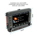 7-calowy samochodowy radioodtwarzacz Bluetooth Volkswagen Samochodowy odtwarzacz MP5 Bezprzewodowy Carplay + 4 kamery LED