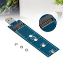 Adaptér M.2 na USB B klíč M.2 Adaptér SSD protokolu SATA pro 2230 2242 2260 2280