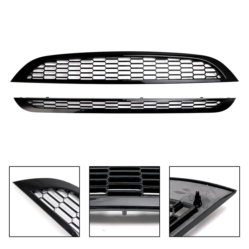 Mini Cooper R50 R52 R53 2002-2006 2st Honeycomb Mesh främre galler