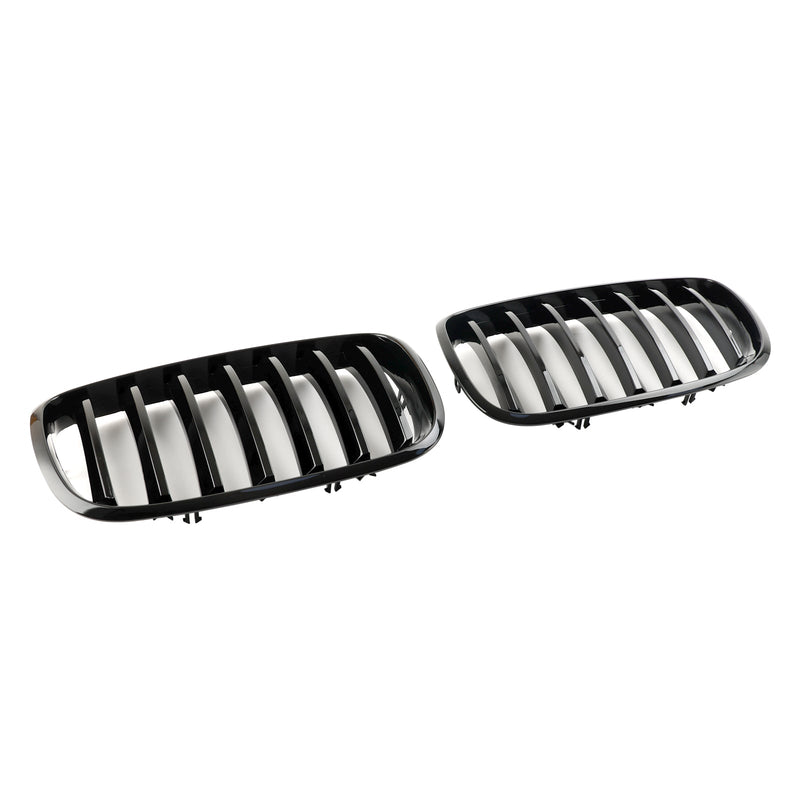 2007-2013 BMW X5 E70 / 2009-2013 X5 M (E70) Przedni zderzak Nerka Grill czarny błyszczący