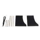 6 x 9 Lautsprecherdeckel Vivid Black Satteltasche für Harley Touring 1994–2013 Generic