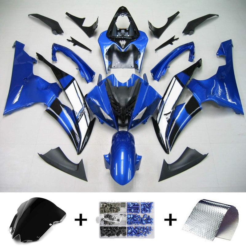 Kåpesett for Yamaha YZF 600 R6 2008-2016 Generisk