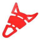 3D -Gummi -Motorrad -Tank -Pad -Protektor -Motorrad Wirbelsäule Aufkleber "Katzenohren" aussehen