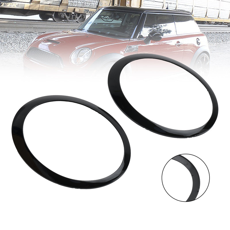 Mini Cooper One R50 R52 R53 2001-2006 2 anillos embellecedores para faros delanteros