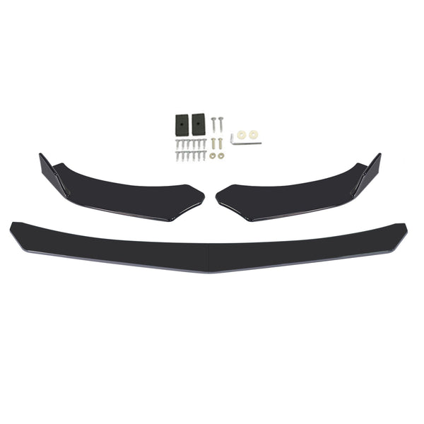 Areyourshop 4 STÜCKE Universal Frontschürze Lip Body Kit Spoiler Passend für GMC Honda Civic BMW Benz