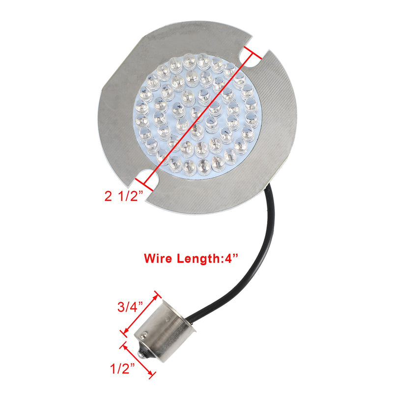 1156 LED-suuntavilkkulamput, litteät mallit sopivat Touring Road King Softail Generic -malliin