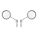 Espejos de extremo de manillar cromados para motocicleta Cafe Racer Old School Clubman 22 mm genéricos