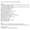 5x Mini DC 0-30V blå LED 3-digital display spænding voltmeter panel kalibrerbar