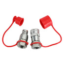 3/4" NPT-par hydraulisk flad-hurtigkobling minilæsser til Bobcat ISO 16028