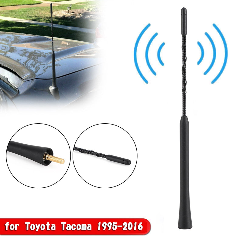 Toyota Tacoma 1995-2016 Schwarzer Antennenmast AM/FM 11" Zoll Generic