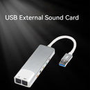 Neue Aluminiumlegierung USB Optical Fiber SPDIF Karte Computer Externe Multifunktion