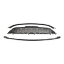MINI R57 Cooper S & JCW 2-Türer Cabrio 2009–2013 3 Stück Glänzend Schwarzer Frontgrill