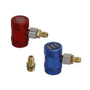 A/C R134A Quick Coupling Adapter Manifold Connector 1/4" Sae Hvac High&Low Side