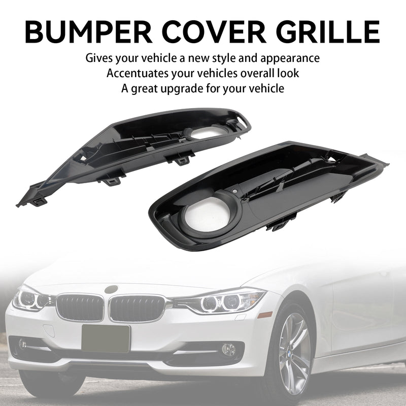 BMW 3-serie F30 F31 2013-2015 2st främre stötfångare Dimljus Grillskydd