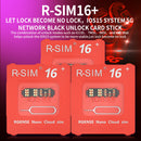 R-sim 16+ Nano Unlock RSIM karta pro iPhone 13 Pro 12 Pro Max XS XR 8 iOS 15