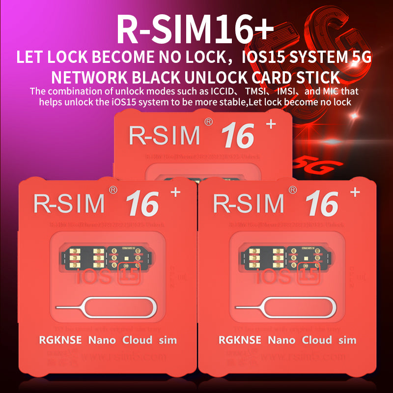 R-SIM19 NOWA stabilna karta SIM QPE do odblokowania dla iPhone'a 15 Plus 14 13 Pro Max 12 IOS17