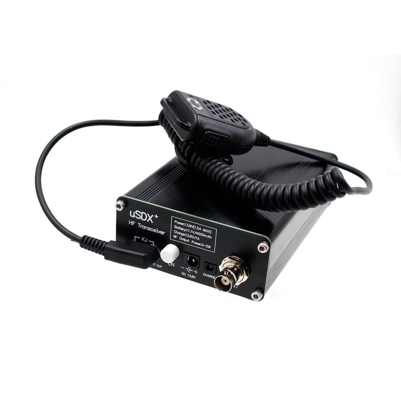 Nuevo USDx+ transceptor HF HF Ham Radio QRP CW transceptor 3W-5W todo modo 8 bandas