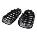 BMW 1-serie F20 F21 2015-2017 Glans sort dobbelt front nyregitter